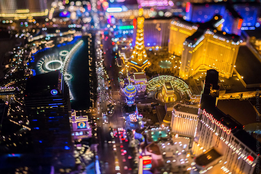 Las Vegas Kelihatan Seperti Papan Litar Gergasi Dari Ketinggian 10,800 Kaki