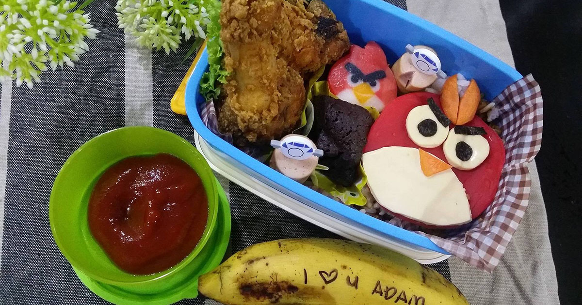 Bento Comel Untuk Suami Dan Anak Ini Akan Buat Anda Teruja