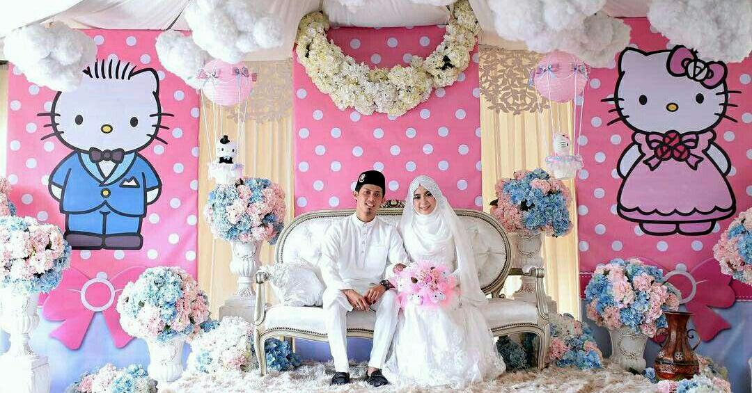 Tema Hello Kitty Jadi Pilihan Mempelai Bagi Cipta Kelainan Di Hari Bahagia