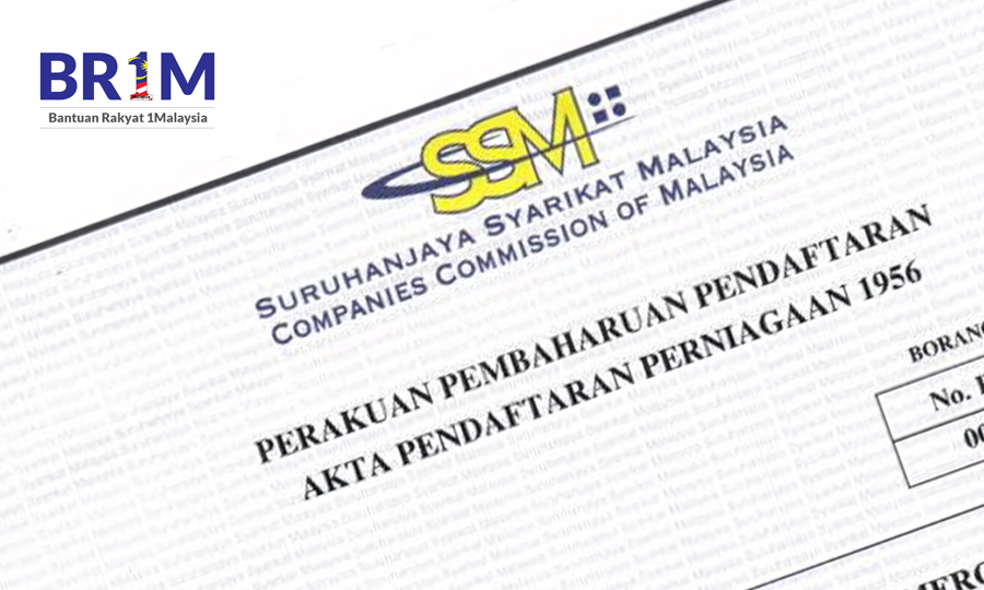 Miliki Lesen SSM Faktor Permohonan BR1M Ditolak