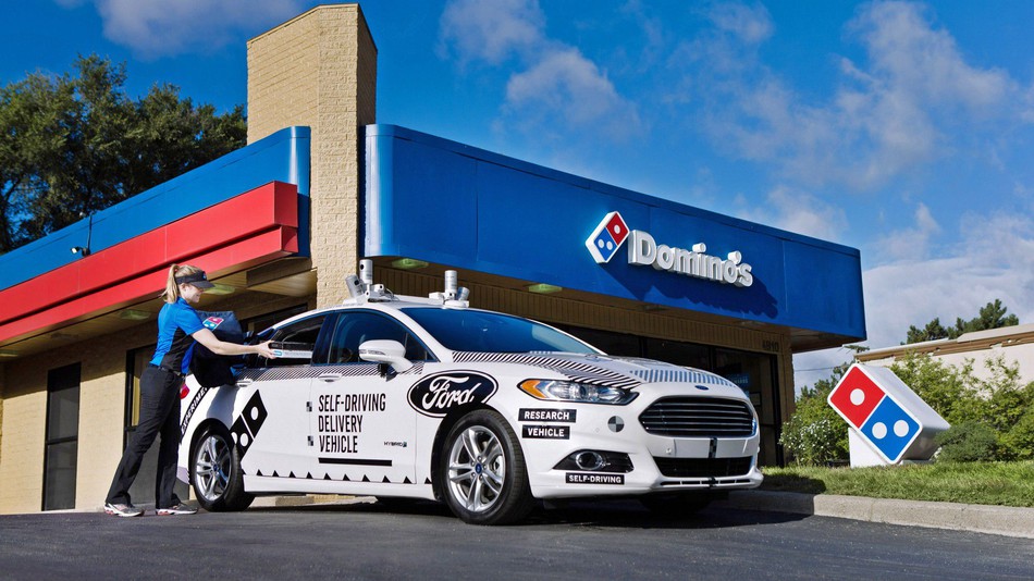 Domino's Mahu Menghantar Pizza Menggunakan Kereta Tanpa Pemandu Selepas Ini
