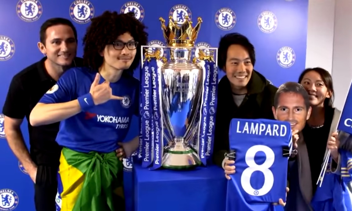 Lihat Reaksi Peminat Chelsea Bila Kena Tunafoto Dengan Lampard