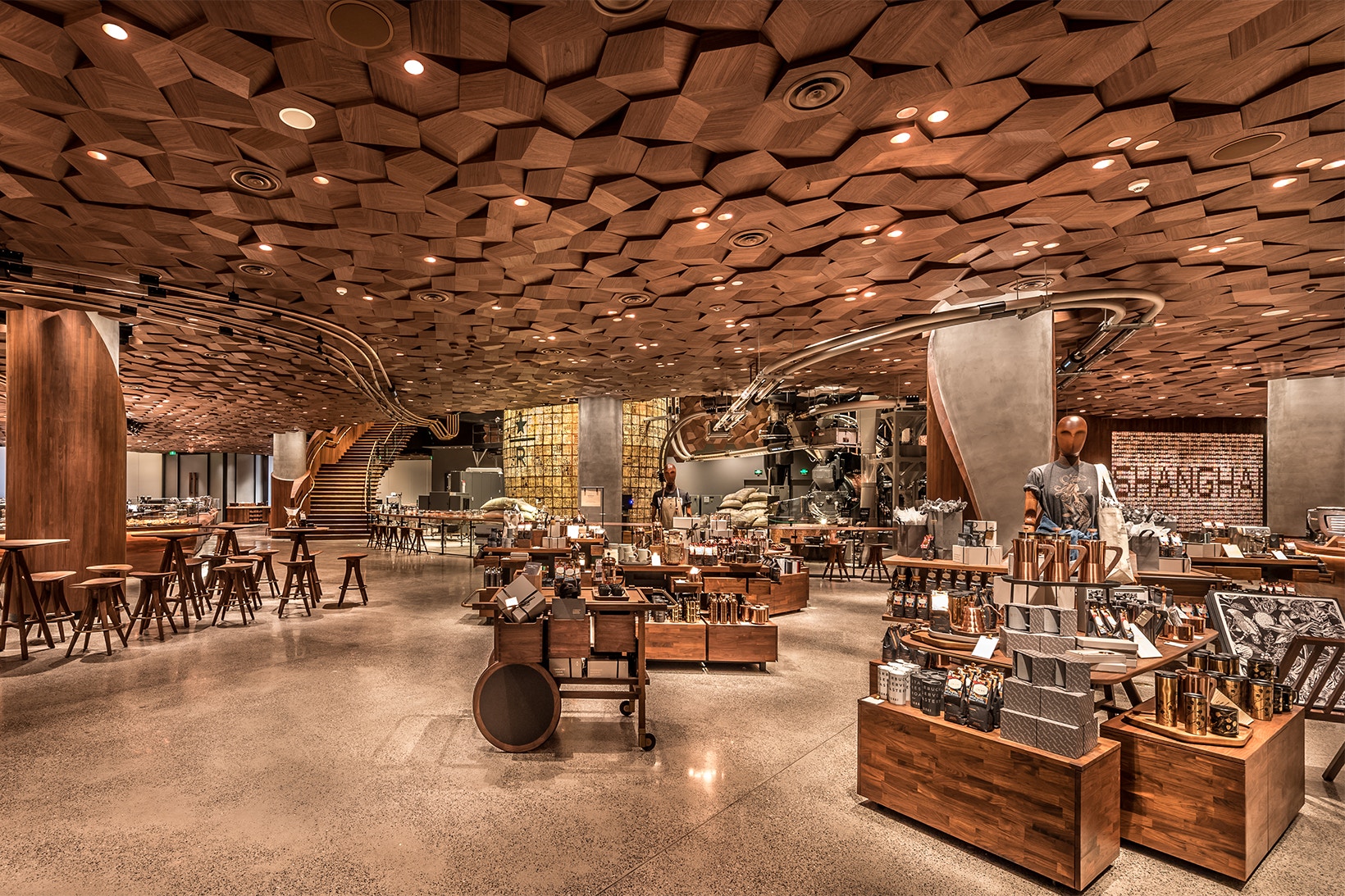 Kafe Starbucks Roastery Terbesar Dibuka Di Shanghai, China
