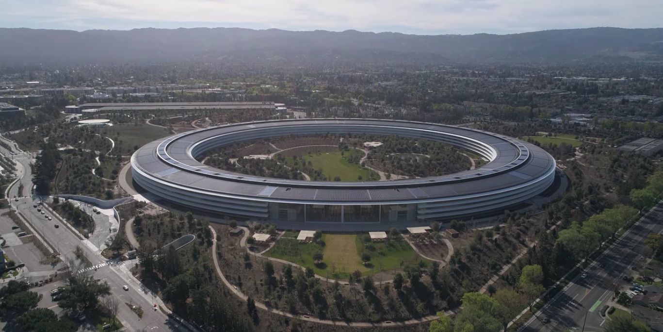 Lihat Perkembangan Terbaru Apple Park Menerusi Rakaman Dron