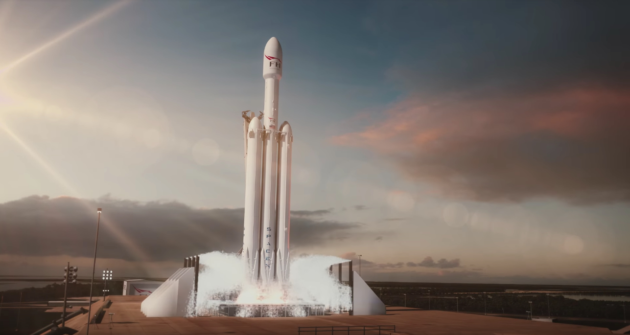 Tonton Animasi Pelancaran 'Falcon Heavy' Yang Bakal Dilancarkan Esok