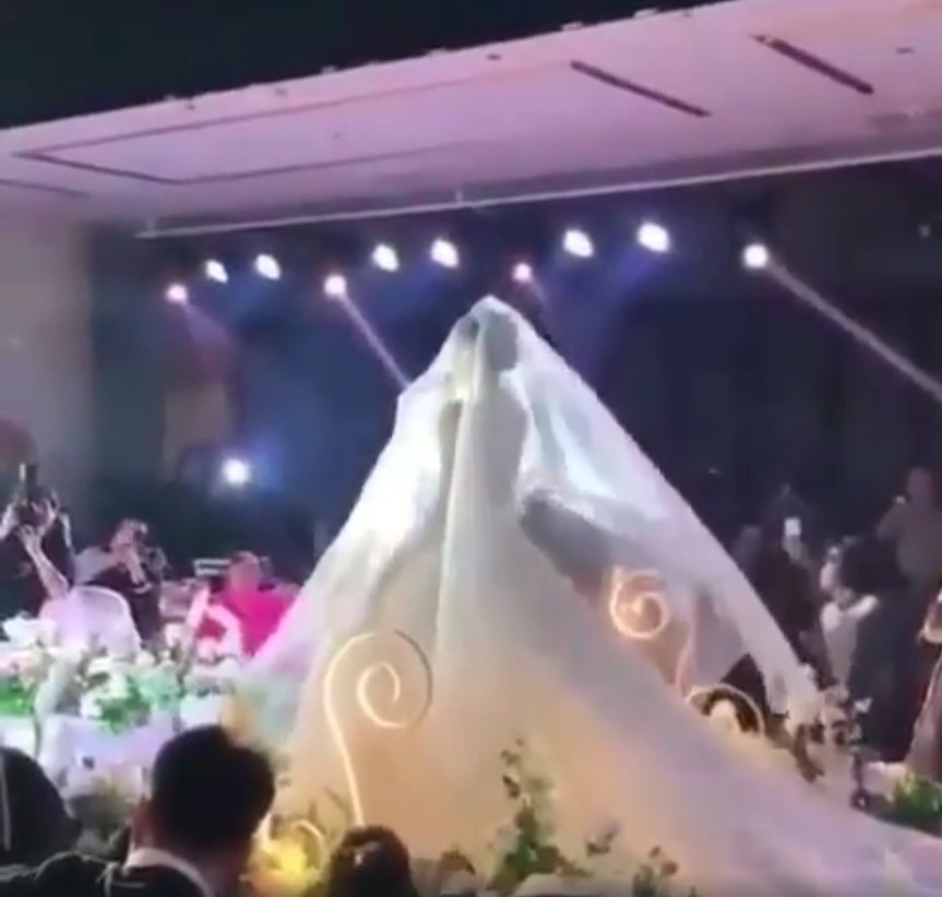Video 'Flying Veil' Gimik Majlis Kahwin Yang Tular Di Sosial Media
