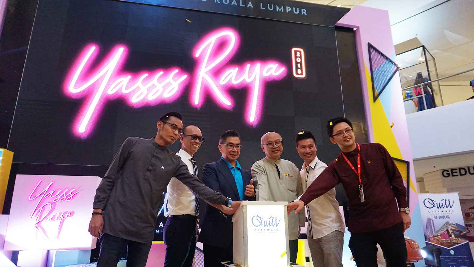 Pelancaran Rasmi Quill City Mall KL Yasss Raya 2018