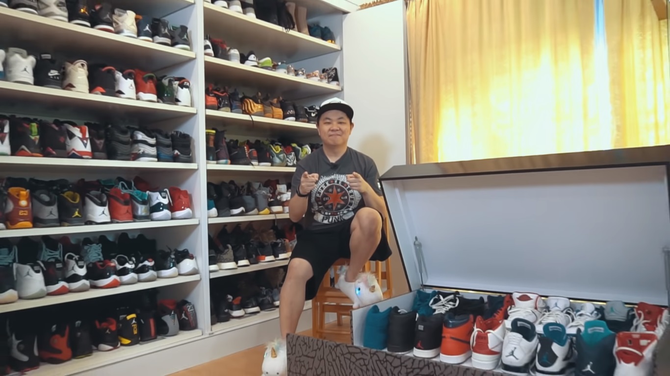 Lihat Koleksi Hebat Victor Chan, Pengumpul Tegar 'Air Jordan' Di Malaysia