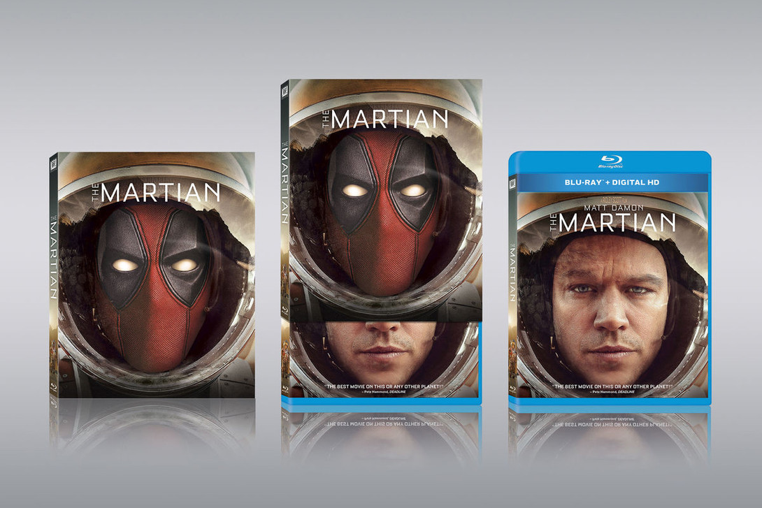 Deadpool Tunafoto Filem Terkenal Hollywood Untuk Promo Edisi Blu-Ray