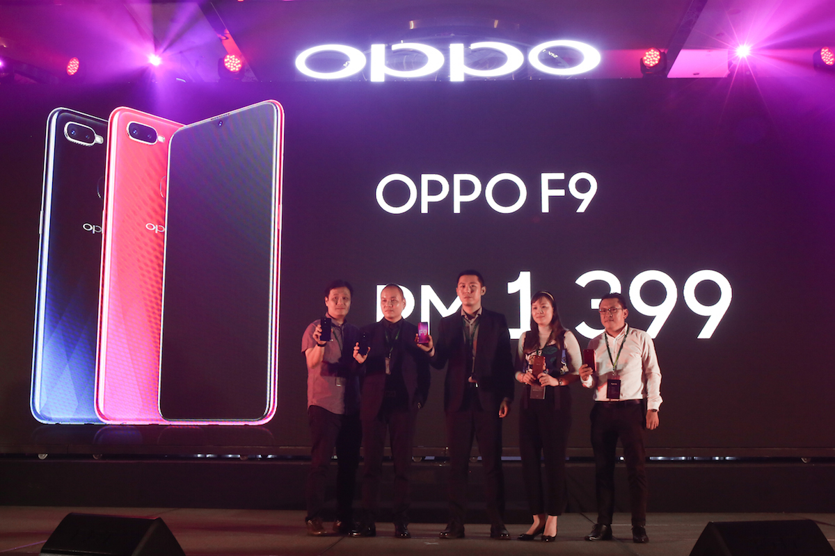 Oppo F9 Dilancarkan Di Malaysia Dengan Harga RM1,399
