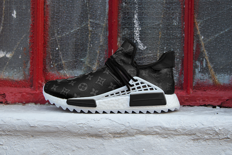 Lihat Louis Vuitton x adidas NMD Hu 'Eclipse' Hasil Rekaan Ceeze