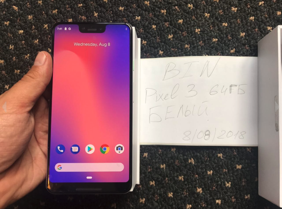 Tonton Google Pixel 3 XL Yang Tertiris Sepenuhnya