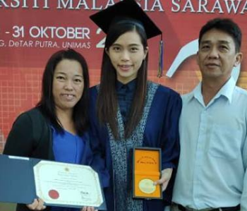 Graduan UNiMAS Ini Berjaya Peroleh CGPA 4.00 Dan Anugerah Dekan Setiap Semester