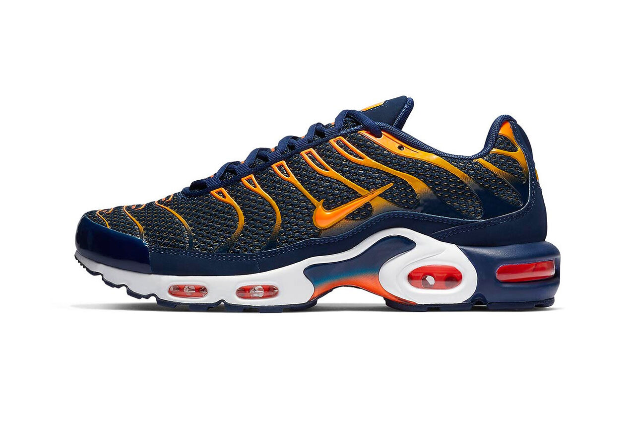Nike Air Max Plus Kembali Dengan Warna Blue Void / Total Orange Sempena Ulang Tahun Ke-20