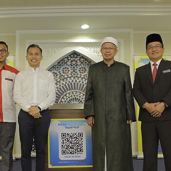 Derma Secara Tanpa Tunai Di Masjid Dengan eWallet Touch 'n Go