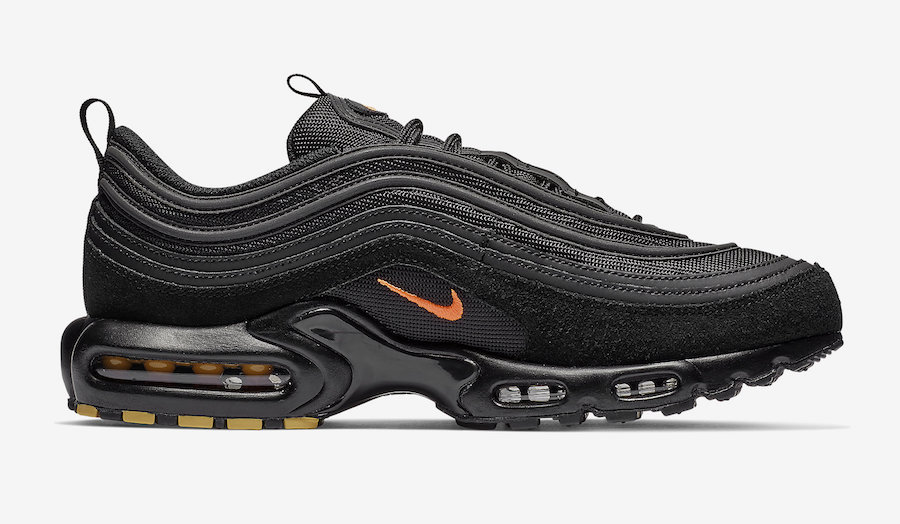 Nike Perlihatkan Warna Baharu Model Kacukan Air Max Plus 97 'Black/Orange'