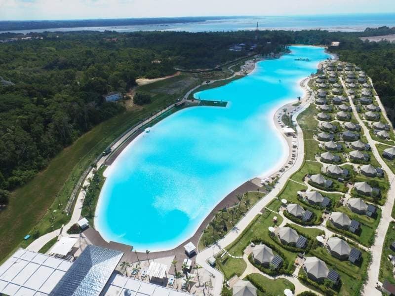 Lihat Kecantikan Treasure Bay Bintan, Kolam Renang Terbesar Di Asia Tenggara