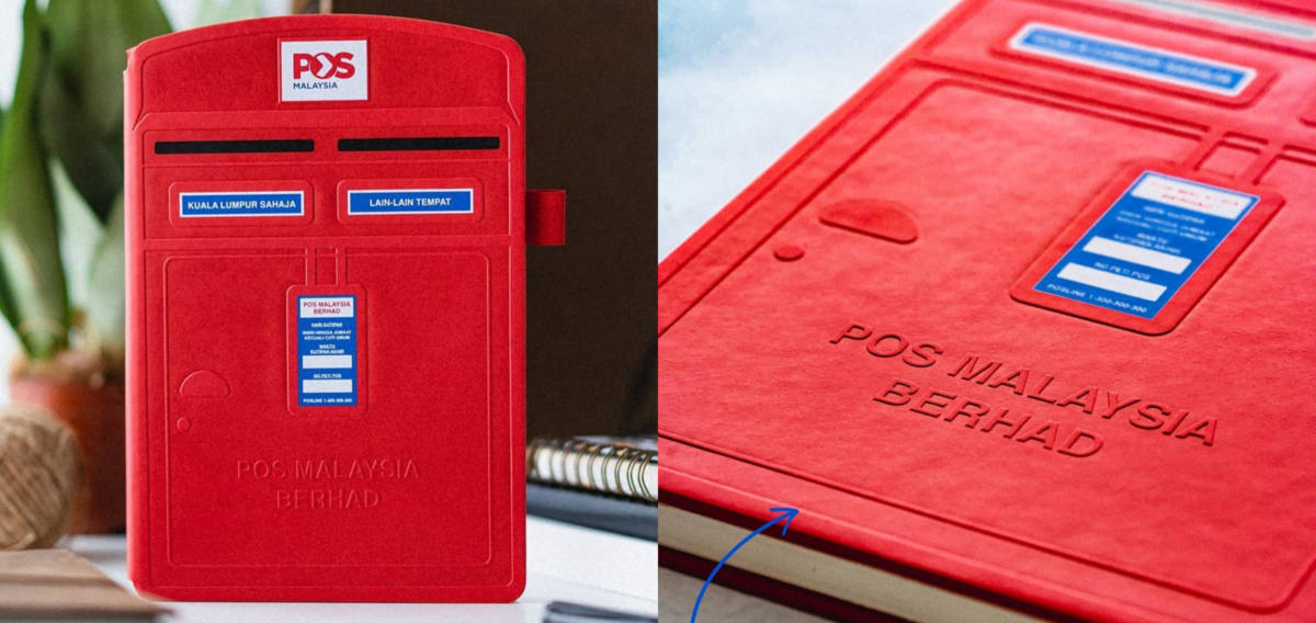 Pos Malaysia Lancarkan Buku Nota 'Peti Pos' Berwarna Merah Yang Penuh Ikonik