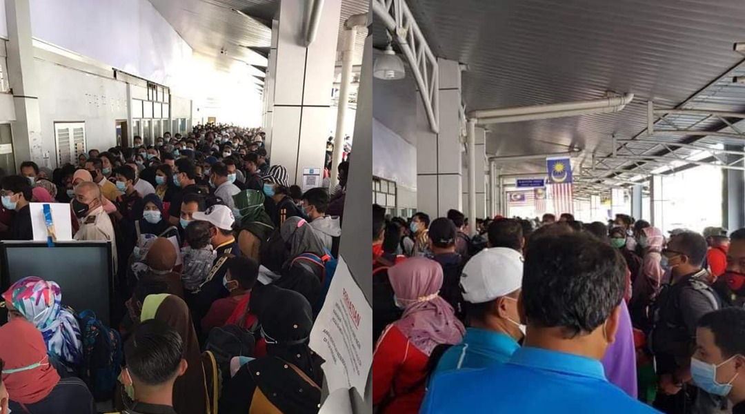 Orang Ramai Langgar SOP, Cetus Kesesakan Di Jeti Kuala Perlis