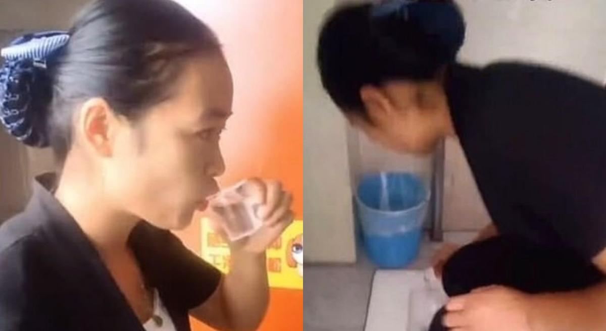 Tukang Cuci Mahu Buktikan Kerjanya Bagus, Sanggup Minum Air Dari Mangkuk Tandas