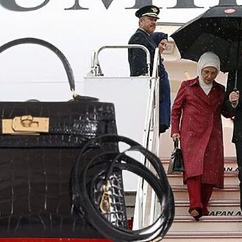 Presiden Turki Seru Boikot Produk Perancis, Tetapi Isteri Sendiri 'Kantoi' Guna Beg Jenama Hermes