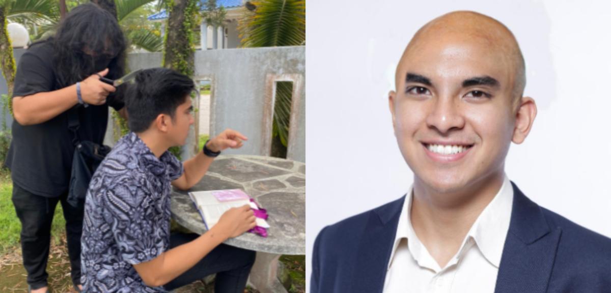 Syed Saddiq Sahut Cabaran #BotakChallenge Demi Bantu Pelajar Di Muar