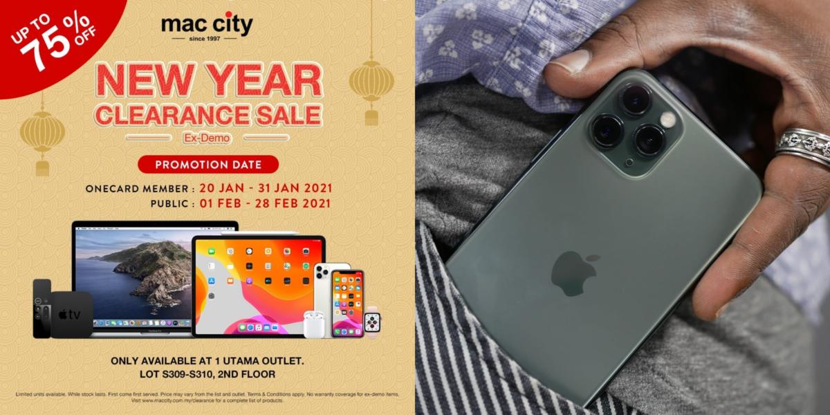 Promosi Tahun Baru Mac City 1 Utama Tawarkan iPhone Serendah RM249 Sahaja