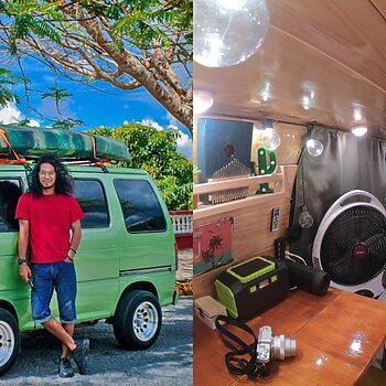 Pilih 'Van Pasar Malam' Sebagai Projek PKP, Lelaki Ini Buktikan Mampu Hasilkan Campervan Sendiri
