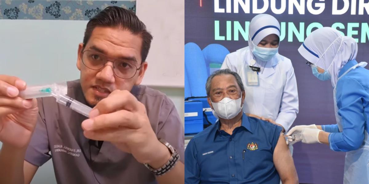 KKM Jelaskan Mengapa Warna Jarum Berbeza Diguna Untuk Menyuntik Perdana Menteri