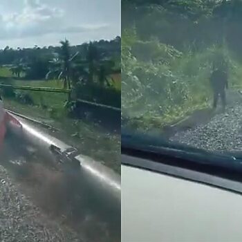 Pemandu Kereta Api Tegur Penduduk Tempatan 'Ceroboh' Landasan Demi Gambar OOTD