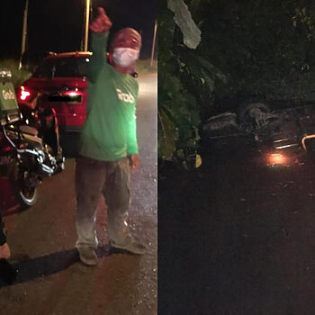 Selamatkan Keluarga Daripada Lemas, Kumpulan 'Rider' GrabFood Ini Berjaya Raih Pujian Netizen