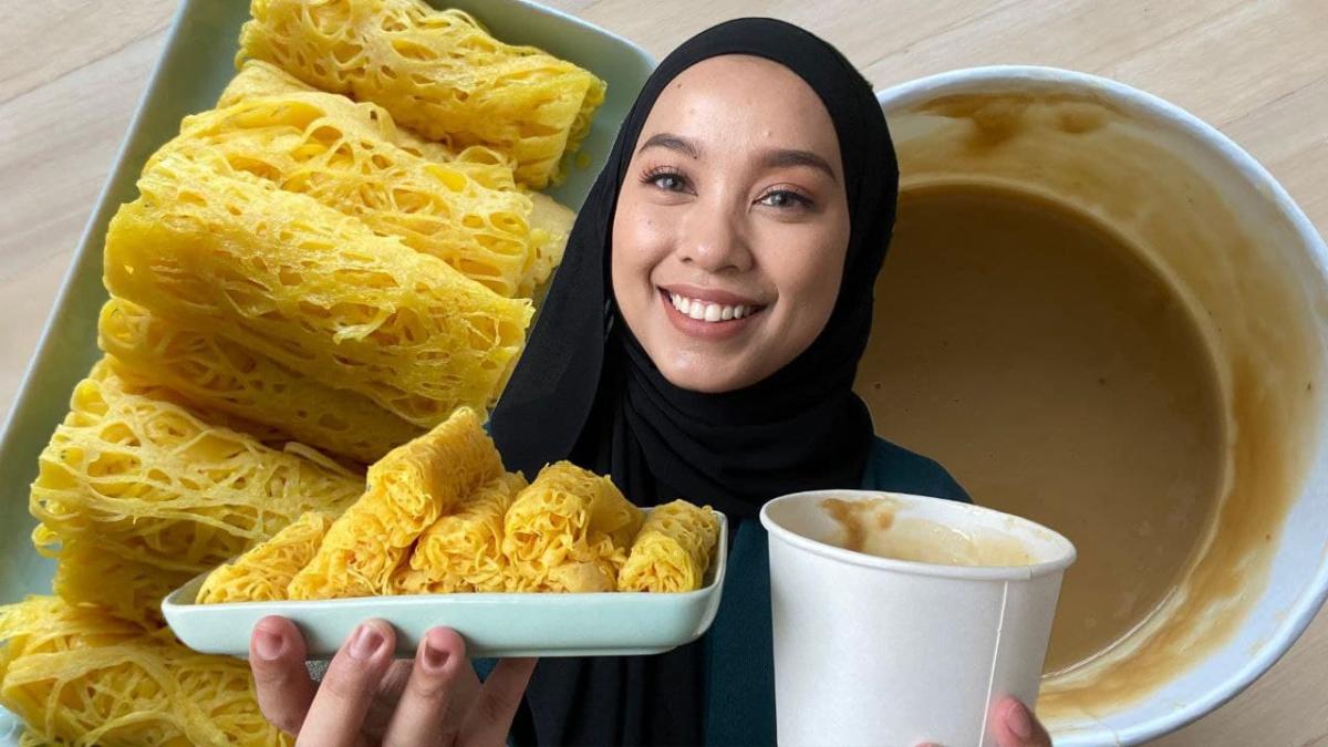 Roti Jala Cicah Serawa Durian Ini Antara Yang Mantap Bella Pernah Cuba