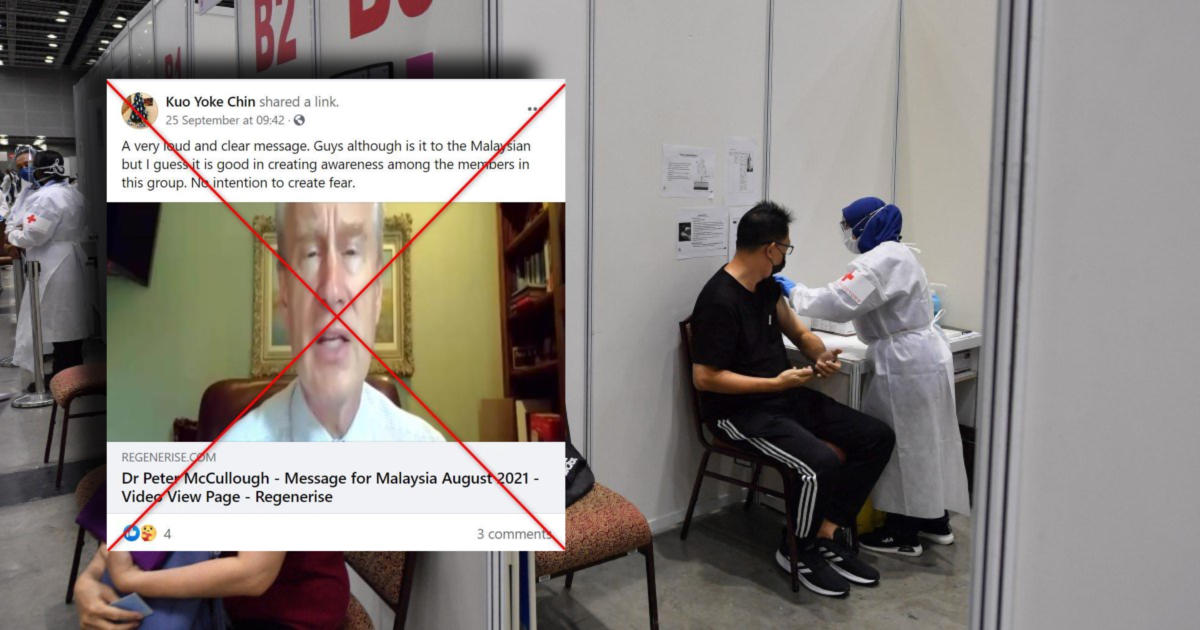 Doktor Di AS Buat Dakwaan Keliru Mengenai Vaksin Di Malaysia, Ini Apa Anda Perlu tahu