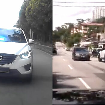 Salah Guna Lampu Strob Dan Memotong Secara Berbahaya, Netizen Mahu Pemandu Ini Diambil Tindakan