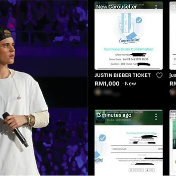 Habis Terjual Dalam Masa 3 Jam, Reseller Ambil Kesempatan Jual Semula Tiket Konsert Justin Bieber