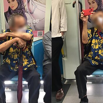 'Claim' Tempat Duduk Dalam MRT Miliknya, Tindakan Warga Emas Maki Wanita Ini Bikin Netizen Bengang