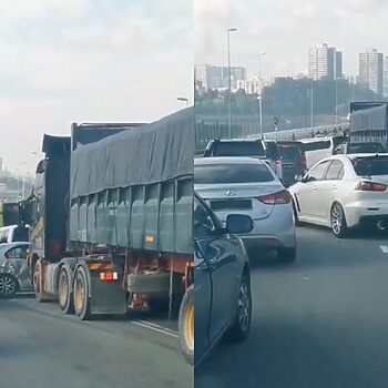 Lori Didakwa Alami Masalah Brek Cetus Kemalangan Dan Kesesakan Di Tambak Johor