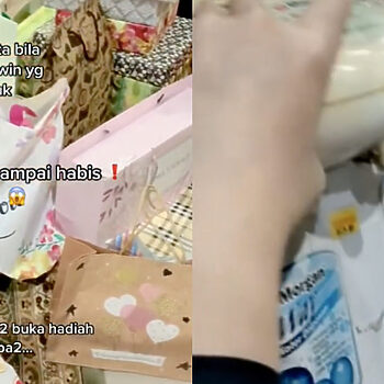 Didakwa Busuk Dan Berbau, Wanita Ini Kongsi Pengalaman 'Unboxing' Hadiah Misteri Sempena Perkahwinan