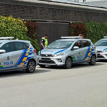 Bertugas Di Daerah-Daerah Terpilih, Kereta Peronda 'Myvi Polis' Hasil Projek CSR Perodua Dan PDRM