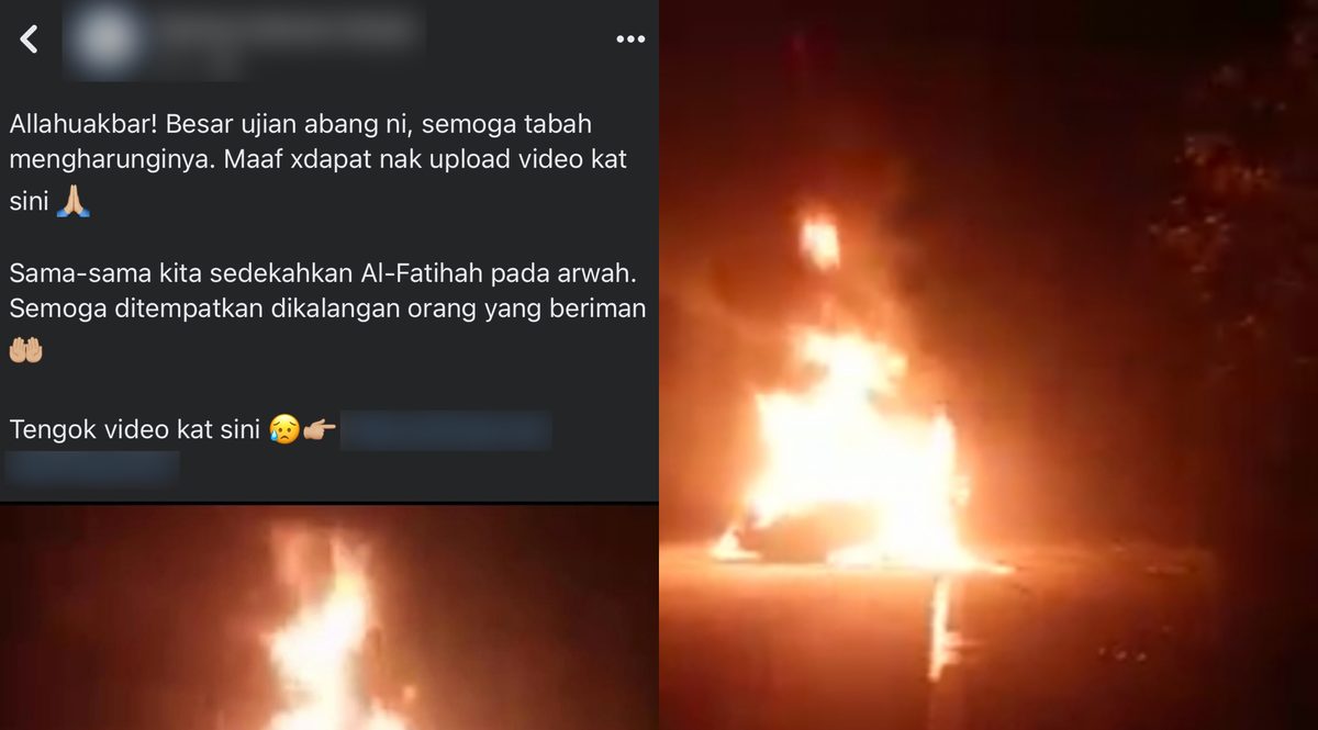 Tindakan Selit 'Link Shopee' Pada Video Kemalangan Cetus Pertikaian Netizen