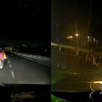 'Siapa Salah?' – Kemalangan Antara Kereta Dengan Motosikal Tiada Lampu Belakang Cetus Pertikaian Netizen