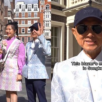 Netizen Teruja Lihat Datuk Jimmy Choo Segak Sarung Blazer Songket Di London