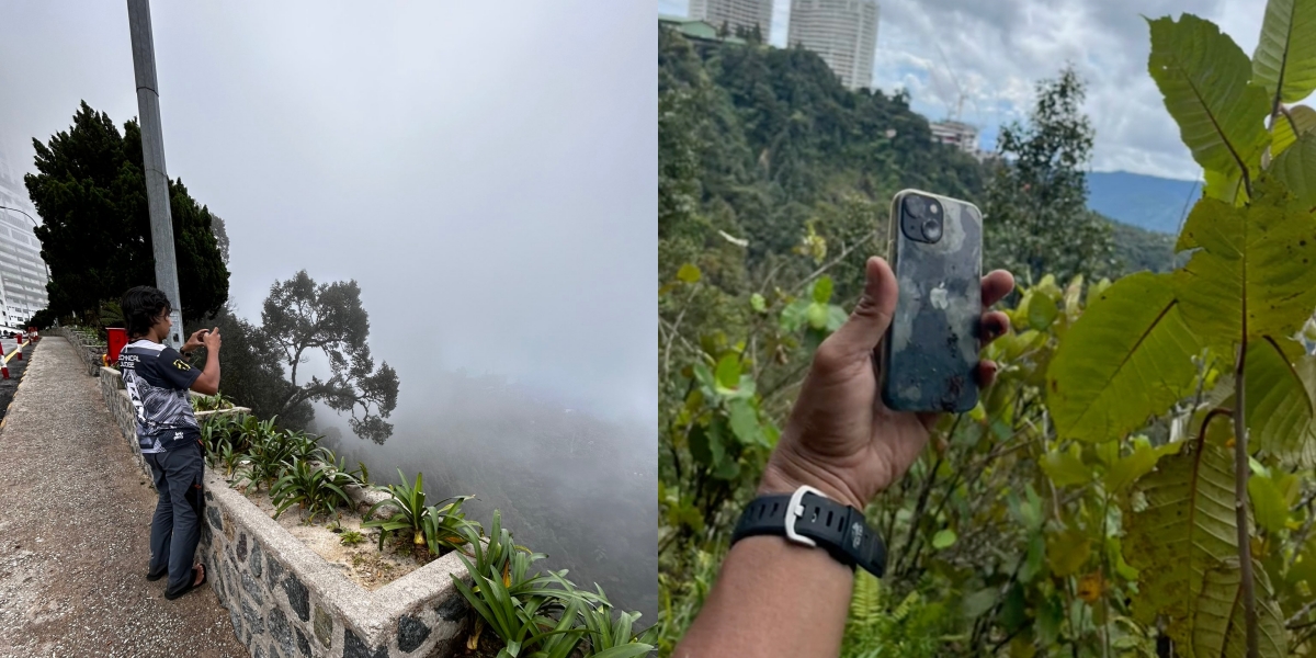 Sebulan Terjatuh Dalam Gaung, Lelaki Ini Berjaya 'Search And Rescue' iPhone Di Genting Highlands