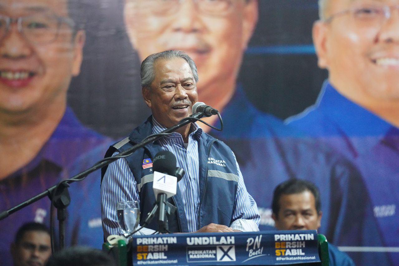 'PRK Tioman Dan Padang Serai Bukti Rakyat Tidak Percaya Gabungan BN Dan PH' - Muhyiddin Yassin