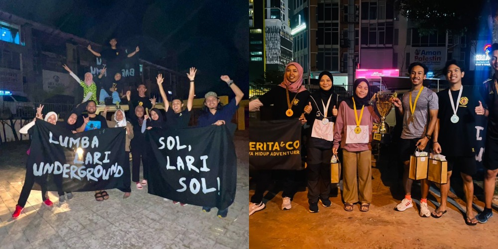 Sol Lari Sol, Pertandingan Lumba Lari Underground 100 Meter Pertama Di Malaysia