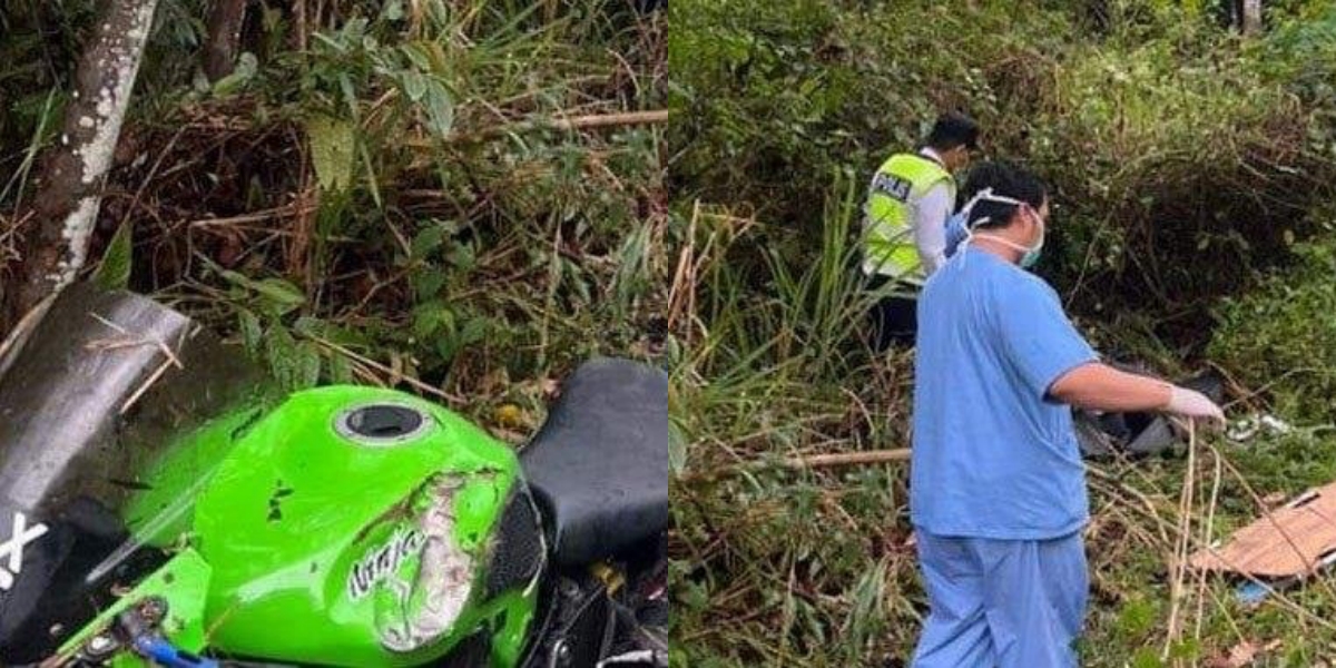 Tunggangan Solo Terakhir, Penunggang Motosikal Ditemui Maut Selepas Tiga Hari