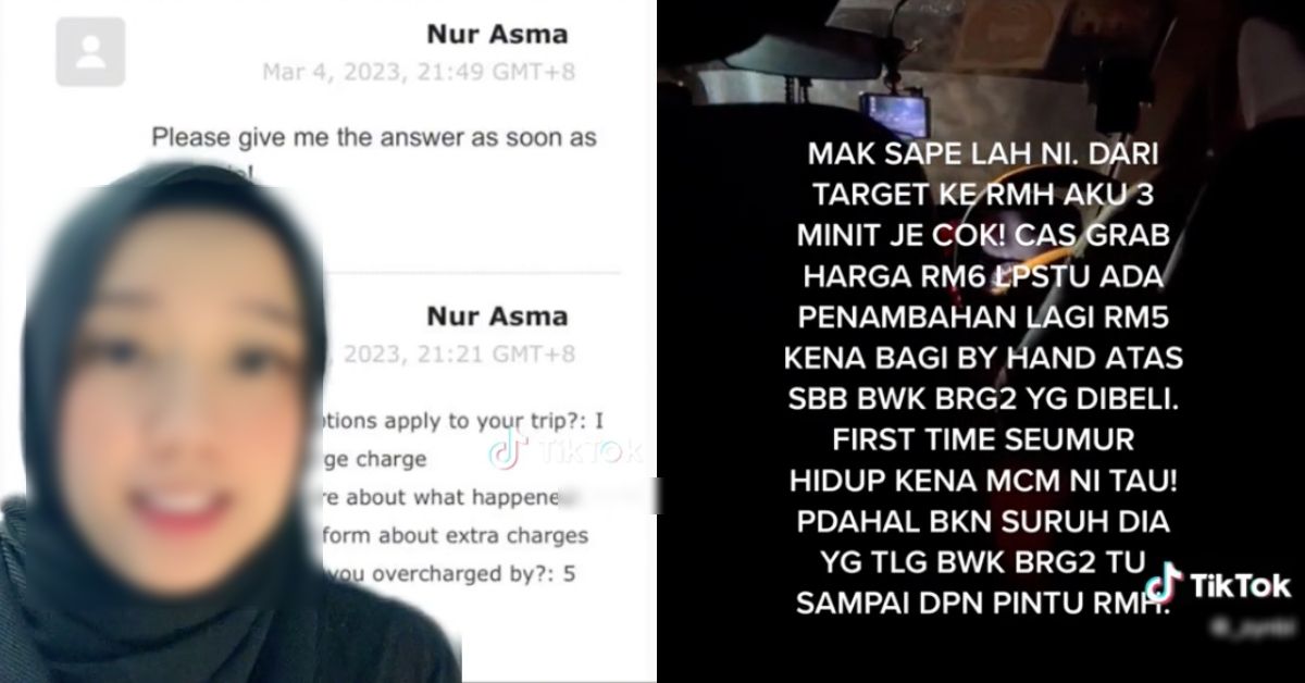 Kenakan Caj Tambahan Jika Bawa Barang, Tindakan Pemandu Grab Ini Cetus Perbalahan Netizen