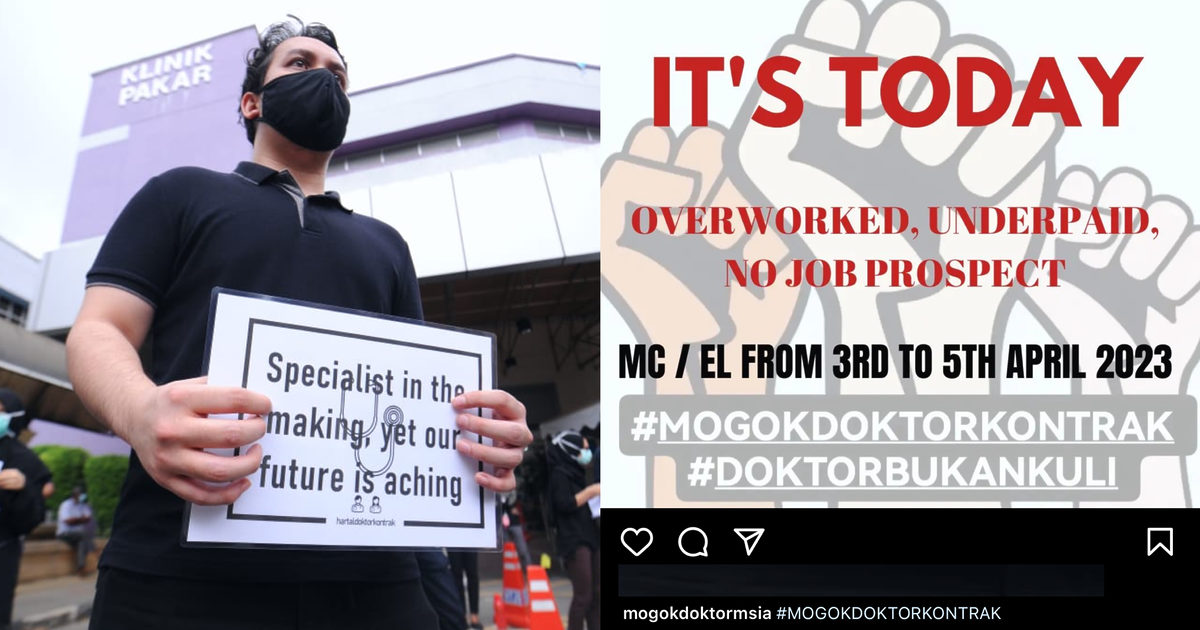 Mogok Doktor Malaysia Bermula, Ini 6 Tuntutan ‘Jika Tidak Mahu Sistem Kesihatan Malaysia Lumpuh’