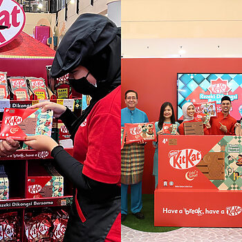 Sempena Kempen Raya ‘Rezeki Dikongsi Bersama’, KitKat Lancar Coklat Bermotif Ketupat Pertama