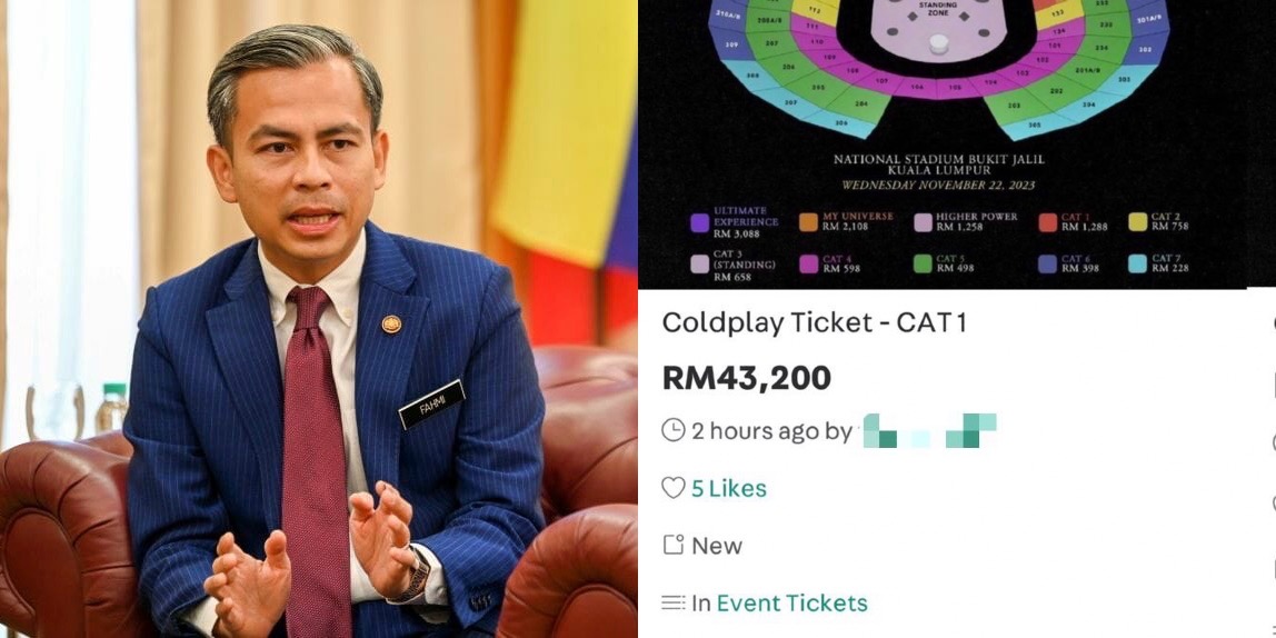 'Ini Keterlaluan' - Fahmi Fadzil Respons ‘Reseller’ Jual Tiket Coldplay Dengan Harga Melampau